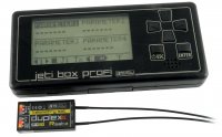 Binding procedure of the receiver with the JETIBOX profi, both in the "Telemetry" mode (U.S. version only). Binding procedure of the receiver with the JETIBOX profi, both in the "Telemetry" mode (U.S. version only).