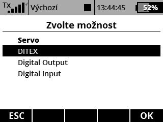 Nastavení výstupu